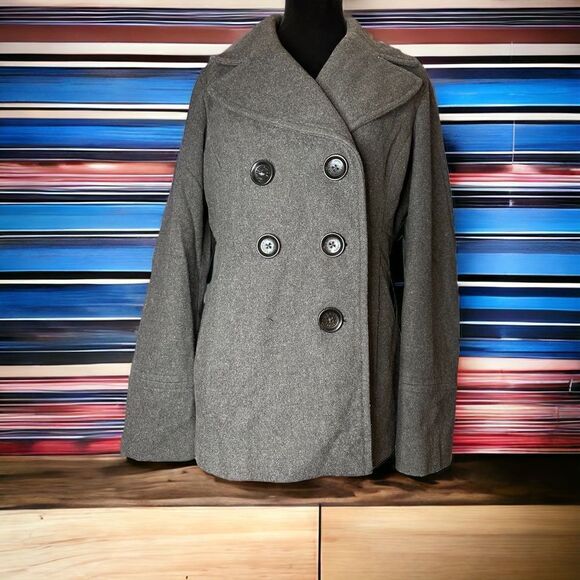 Michael Kors Double Breasted Peacoat (Medium) - Picture 1 of 5